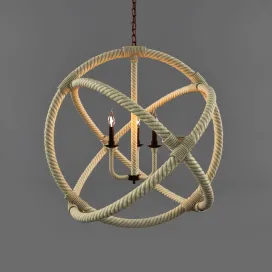 ROPE PLANETARIUM CHANDELIER LARGE